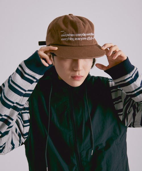 elldu(エルドゥ)の「「elldu/エルドゥ」every x5 stitch cap ステッチキャップ ユニセックス(キャップ・レディース・グリーン/ブラウン/ネイビー・FREE)」の9枚目の写真