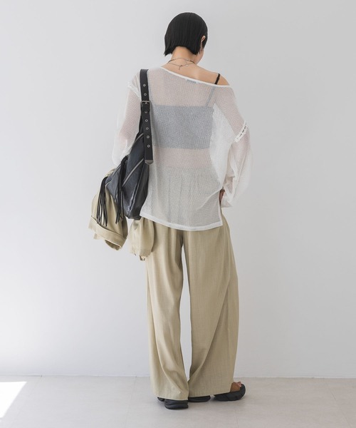 【新品未使用】JEANASIS ダメージステッチオーバースウェTEE m i r e i | @mikinosuke125 さん企画アイテム 全色着回してみた