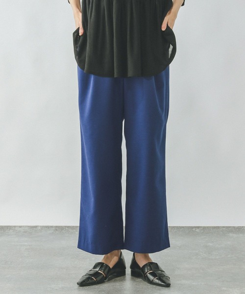 GLOBAL WORK（グローバルワーク）の「イージーケアリネンストレートパンツ/290043（その他パンツ・レディース・スミクロ/ライトグレー/ブルー/グレイッシュベージュ/オリーブ・SMALL/MEDIUM/LARGE/X-SMALL）」の16枚目の写真