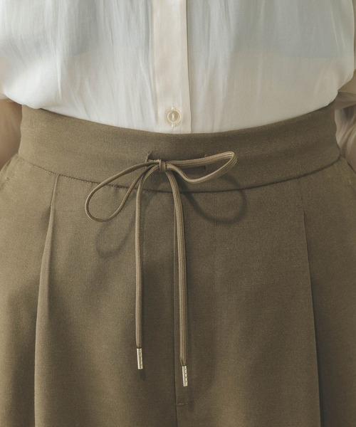 GLOBAL WORK（グローバルワーク）の「イージーケアリネンストレートパンツ/290043（その他パンツ・レディース・スミクロ/ライトグレー/ブルー/グレイッシュベージュ/オリーブ・SMALL/MEDIUM/LARGE/X-SMALL）」の21枚目の写真