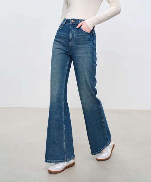 DECADE CLASSIC(ディケイド クラシック)の「【DECADE CLASSIC】スリムフィットデニムパンツ(デニムパンツ・レディース・ブルー/ネイビー・X-SMALL/SMALL/MEDIUM/LARGE/X-LARGE/XX-LARGE)」の1枚目の写真
