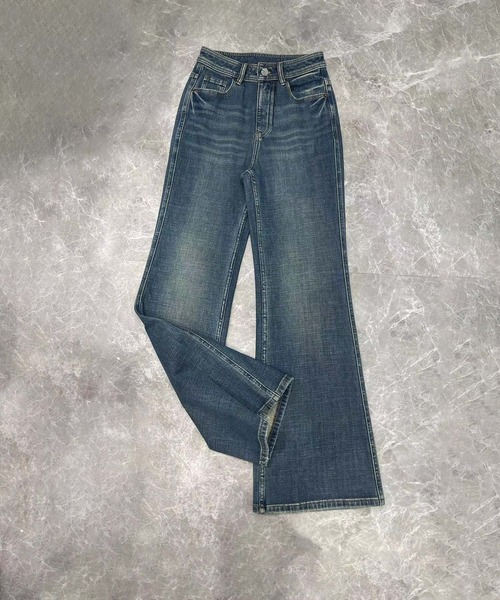 DECADE CLASSIC(ディケイド クラシック)の「【DECADE CLASSIC】スリムフィットデニムパンツ(デニムパンツ・レディース・ブルー/ネイビー・X-SMALL/SMALL/MEDIUM/LARGE/X-LARGE/XX-LARGE)」の6枚目の写真