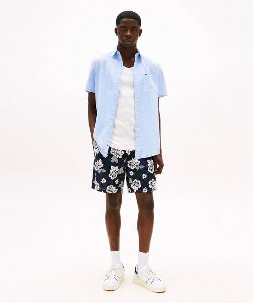 tommy jeans(トミー ジーンズ)の「スラブオールオーバープリントピーチショートパンツ(その他パンツ・メンズ・ネイビー・LARGE/SMALL/MEDIUM/X-LARGE)」の2枚目の写真