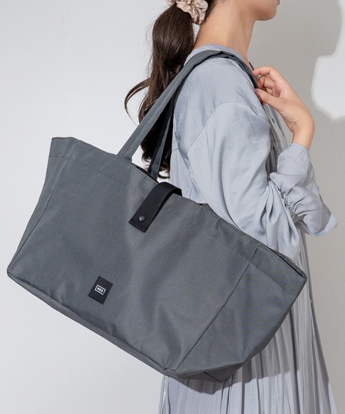 baggu レザーエコバッグ　黒　ほこまるさん　IENA G1JP0201-02 ECOPA コンビニエコバッグ ジャスト