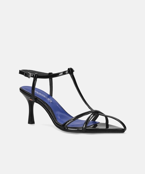 MAMIAN（マミアン）の「ポインテッドトゥ Tストラップ サンダル (7.0cmヒール)（サンダル・レディース・ブラック/ベージュ/アイボリー・S/M/L）」の14枚目の写真