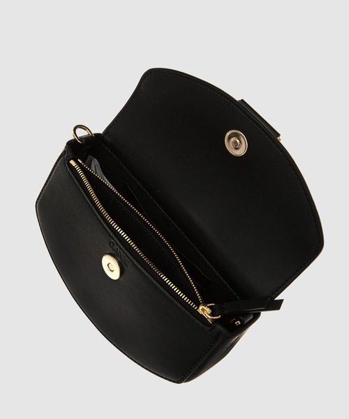 バッグ・カバンその他 Apo G Wallet On Chain - Ganni - Cotton - Black Black Denim Apo-G Wallet Bag | GANNI