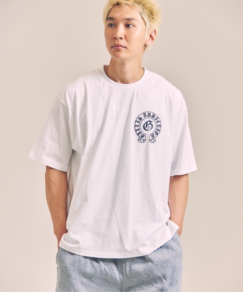 GALLIS ADDICTION（ガリスアディクション）の「GA HORSESHOE刺繍 TEE（Tシャツ/カットソー・メンズ・ブラック/ホワイト/チャコール・L/M）」の6枚目の写真