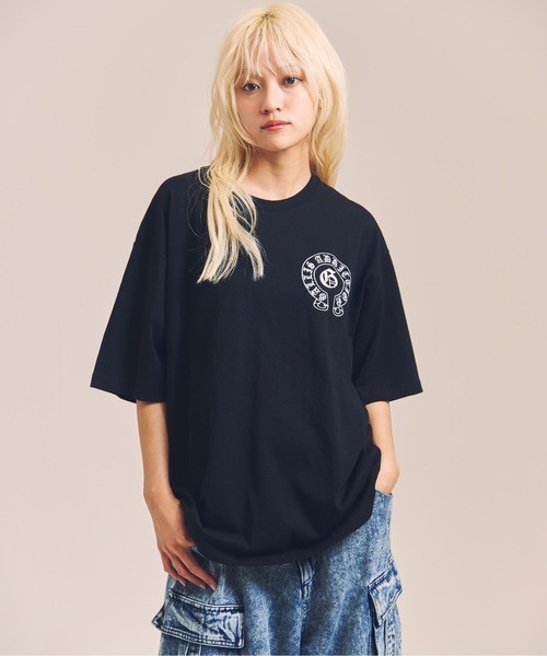 GALLIS ADDICTION（ガリスアディクション）の「GA HORSESHOE刺繍 TEE（Tシャツ/カットソー・メンズ・ブラック/ホワイト/チャコール・L/M）」の22枚目の写真