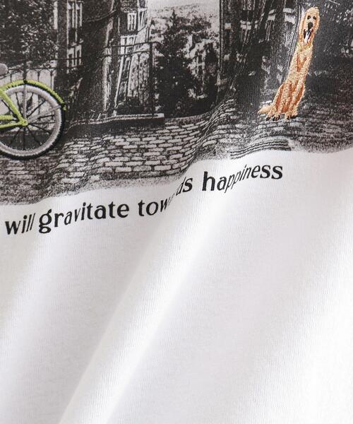 tk.TAKEO KIKUCHI（ティーケータケオキクチ）の「◆フォトプリント刺繍Tシャツ（Tシャツ/カットソー・メンズ・ホワイト/ライトグリーン/グレー・04/03/02）」の7枚目の写真