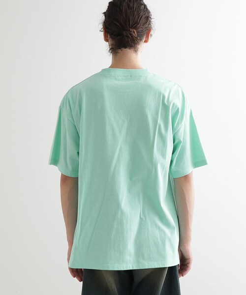 tk.TAKEO KIKUCHI（ティーケータケオキクチ）の「◆フォトプリント刺繍Tシャツ（Tシャツ/カットソー・メンズ・ホワイト/ライトグリーン/グレー・04/03/02）」の18枚目の写真