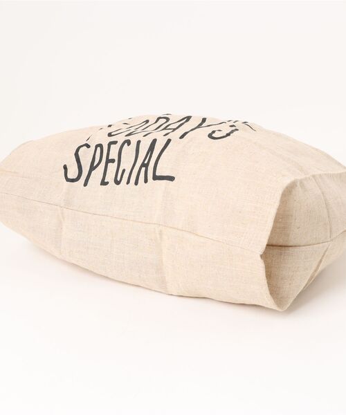 TODAY'S SPECIAL(トゥデイズスペシャル)の「【TODAY'S SPECIAL】JUTE MARCHE BAG/361332(エコバッグ/サブバッグ・レディース・ライトベージュ・FREE)」の6枚目の写真