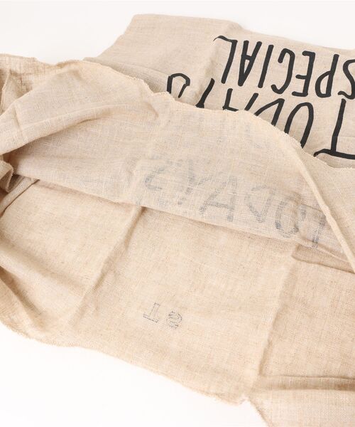 TODAY'S SPECIAL(トゥデイズスペシャル)の「【TODAY'S SPECIAL】JUTE MARCHE BAG/361332(エコバッグ/サブバッグ・レディース・ライトベージュ・FREE)」の7枚目の写真