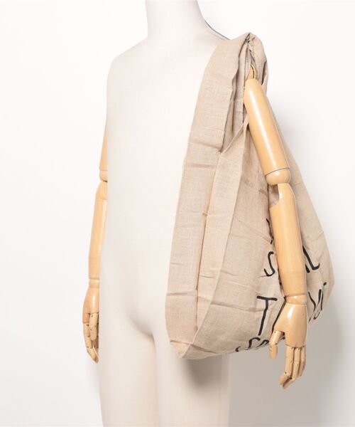 TODAY'S SPECIAL(トゥデイズスペシャル)の「【TODAY'S SPECIAL】JUTE MARCHE BAG/361332(エコバッグ/サブバッグ・レディース・ライトベージュ・FREE)」の8枚目の写真