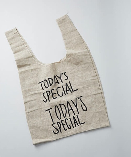 TODAY'S SPECIAL(トゥデイズスペシャル)の「【TODAY'S SPECIAL】JUTE MARCHE BAG/361332(エコバッグ/サブバッグ・レディース・ライトベージュ・FREE)」の2枚目の写真