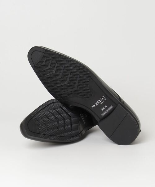 MODELLO(モデロ)の「【GORE-TEX】モデロ MODELLO ゴアテックス 高級 スワールモカ 外羽根 ドレスシューズ DM852G(ドレスシューズ・メンズ・ブラック・25cm/25.5cm/26cm/26.5cm/27cm/24.5cm)」の2枚目の写真