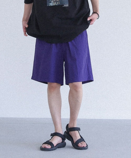MDR(エムディアール)の「パッカブルイージーショーツ【無地/レオパード/ダマスク】(その他パンツ・メンズ・ブラック/レオパード/パープル/グレー系その他・L/M)」の4枚目の写真