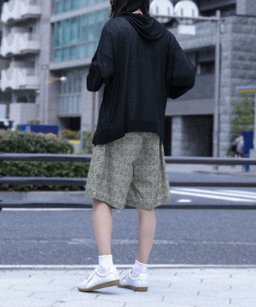 MDR(エムディアール)の「パッカブルイージーショーツ【無地/レオパード/ダマスク】(その他パンツ・メンズ・ブラック/レオパード/パープル/グレー系その他・L/M)」の9枚目の写真