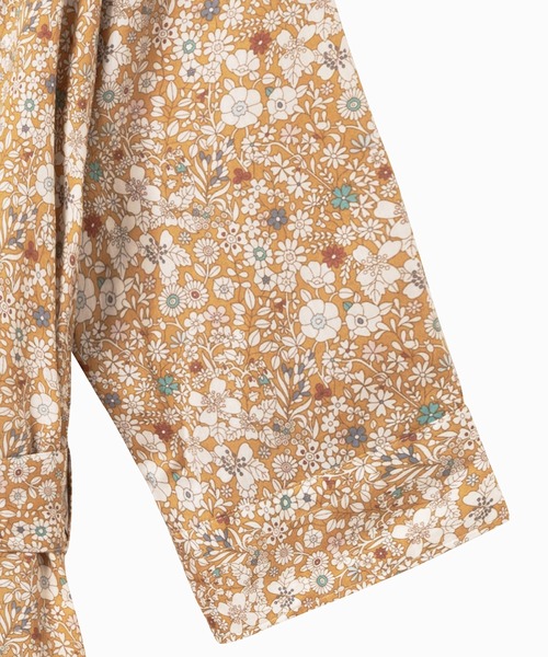 AIGLE(エーグル)の「花柄 フラワー リバティロングシャツドレス / シャツワンピース(シャツワンピース・レディース・ブルー/ベージュ・40/36/38)」の10枚目の写真