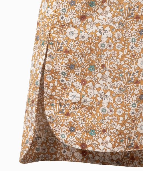 AIGLE(エーグル)の「花柄 フラワー リバティロングシャツドレス / シャツワンピース(シャツワンピース・レディース・ブルー/ベージュ・40/36/38)」の12枚目の写真