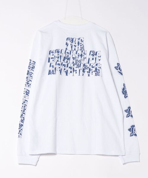 RVCA(ルーカ)の「RVCA メンズ 【JESSE BARBA】 BARBAROSA LS ロンT 【2025年夏モデル】/ルーカバックプリント長袖ロンT(Tシャツ/カットソー・メンズ・ホワイト・MEDIUM/SMALL/LARGE/X-LARGE)」の4枚目の写真