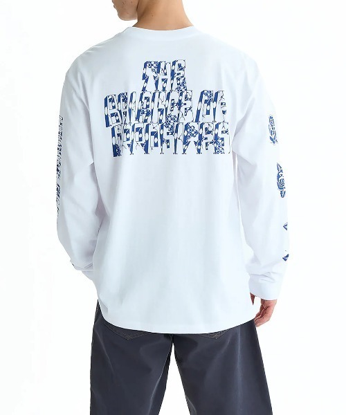 RVCA(ルーカ)の「RVCA メンズ 【JESSE BARBA】 BARBAROSA LS ロンT 【2025年夏モデル】/ルーカバックプリント長袖ロンT(Tシャツ/カットソー・メンズ・ホワイト・MEDIUM/SMALL/LARGE/X-LARGE)」の1枚目の写真