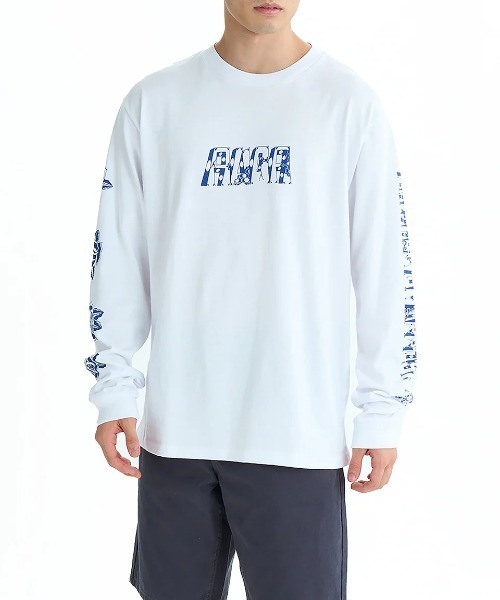 RVCA(ルーカ)の「RVCA メンズ 【JESSE BARBA】 BARBAROSA LS ロンT 【2025年夏モデル】/ルーカバックプリント長袖ロンT(Tシャツ/カットソー・メンズ・ホワイト・MEDIUM/SMALL/LARGE/X-LARGE)」の5枚目の写真