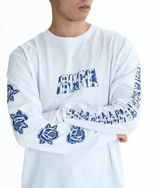 RVCA(ルーカ)の「RVCA メンズ 【JESSE BARBA】 BARBAROSA LS ロンT 【2025年夏モデル】/ルーカバックプリント長袖ロンT(Tシャツ/カットソー・メンズ・ホワイト・MEDIUM/SMALL/LARGE/X-LARGE)」の7枚目の写真