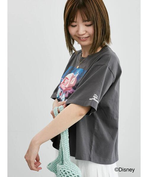Lugnoncure（ルノンキュール）の「【Disney】ふしぎの国のアリス/プリントTシャツ4（Tシャツ/カットソー・レディース・チャコールグレー/オフホワイト・F）」の10枚目の写真
