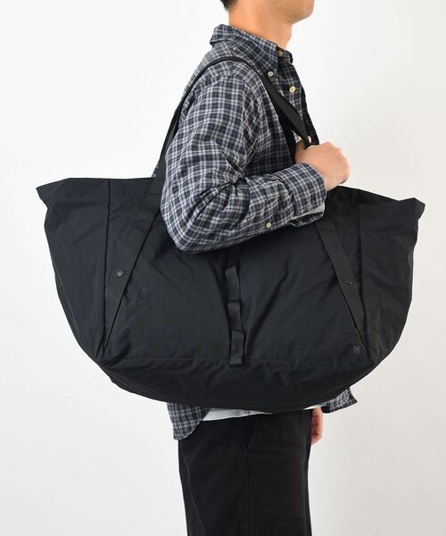 TRAVEL SHOP MILESTO(トラベルショップミレスト)の「MILESTO UTILITY パッカブルビッグトートバッグ(トートバッグ・メンズ・カーキ/キャメル/ブラック・フリ-)」の19枚目の写真
