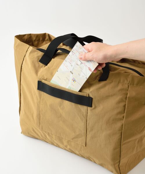 TRAVEL SHOP MILESTO(トラベルショップミレスト)の「MILESTO UTILITY パッカブルビッグトートバッグ(トートバッグ・メンズ・カーキ/キャメル/ブラック・フリ-)」の13枚目の写真