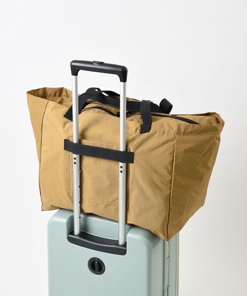TRAVEL SHOP MILESTO(トラベルショップミレスト)の「MILESTO UTILITY パッカブルビッグトートバッグ(トートバッグ・メンズ・カーキ/キャメル/ブラック・フリ-)」の12枚目の写真