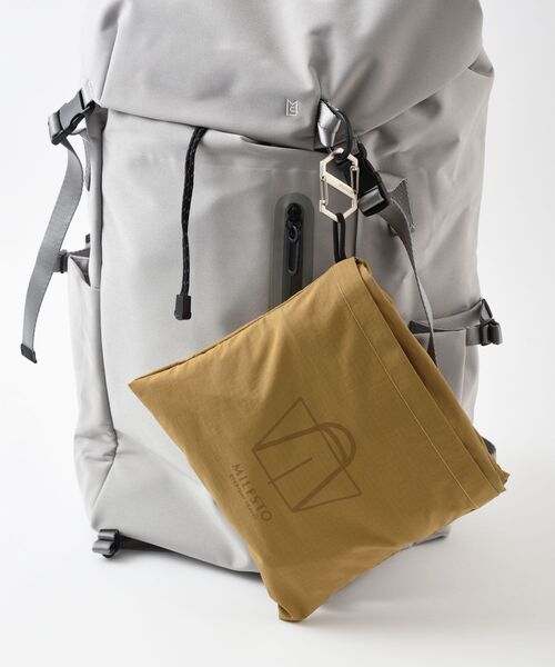 TRAVEL SHOP MILESTO(トラベルショップミレスト)の「MILESTO UTILITY パッカブルビッグトートバッグ(トートバッグ・メンズ・カーキ/キャメル/ブラック・フリ-)」の11枚目の写真
