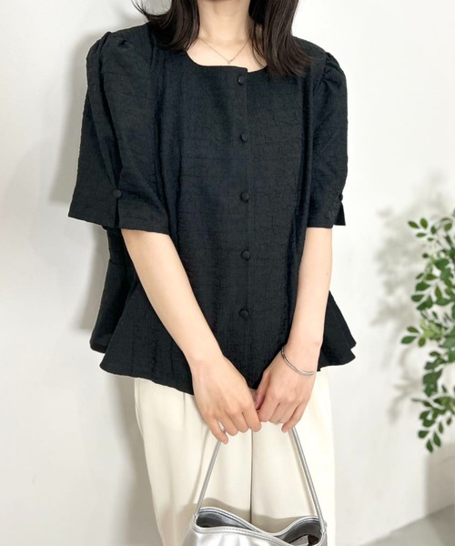 mebole(メボレ)の「Purity Lily Blouse(シャツ/ブラウス・レディース・アイボリー/ブラック・FREE)」の22枚目の写真