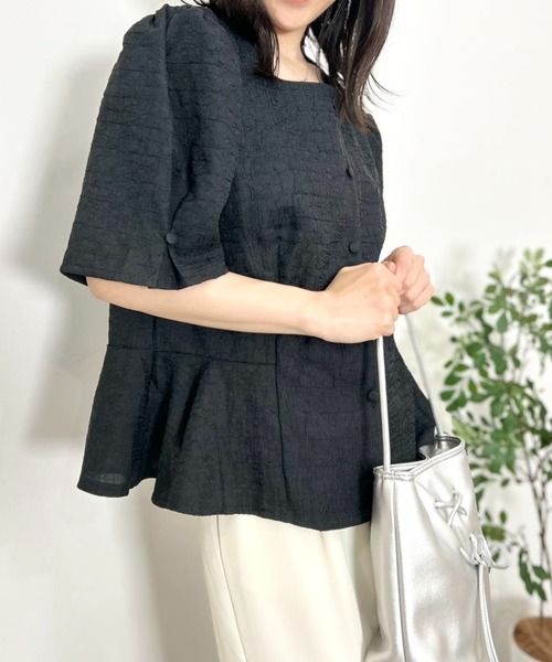 mebole(メボレ)の「Purity Lily Blouse(シャツ/ブラウス・レディース・アイボリー/ブラック・FREE)」の18枚目の写真