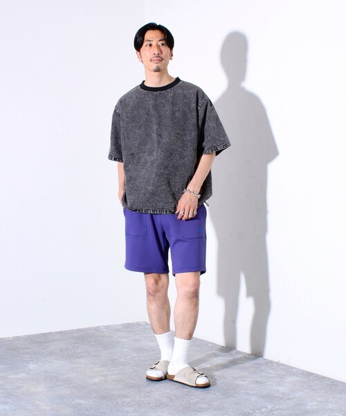 GLOSTER(グロスター)の「【GLOSTER/グロスター】デニムライクカットソー クルーネックTシャツ ドローコード付き(Tシャツ/カットソー・メンズ・インディゴブルー/ブラック/ライトブルー・M/XL/L)」の18枚目の写真