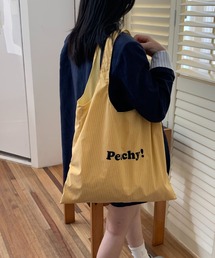 stripe logo tote