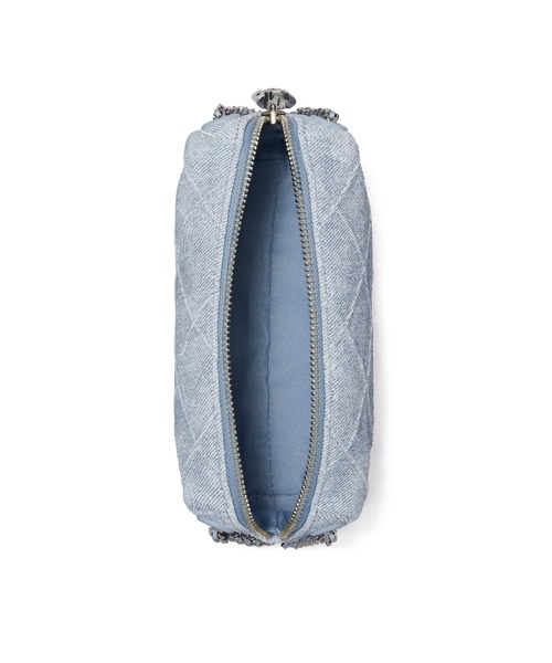 【Tory Burch】フレミング デニムプリント ベルトバッグ Fleming Soft Denim-Print Suede Belt Bag: Women's Designer
