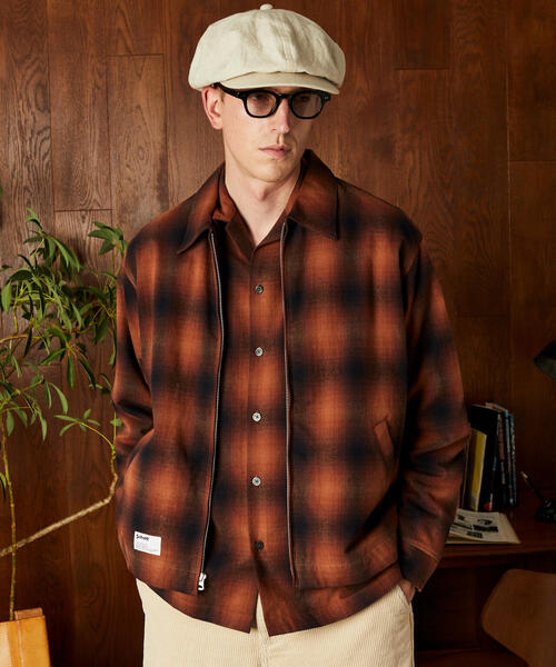 Schott/ショット/OMBRE JACKET/オンブレチェック ジャケット（ブルゾン