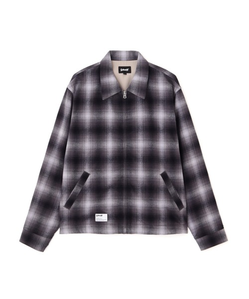 schott（ショット）の「Schott/ショット/OMBRE JACKET/オンブレチェック ジャケット（ブルゾン・メンズ・ブラウン/ブラック・2XL/XL/L/M）」の15枚目の写真