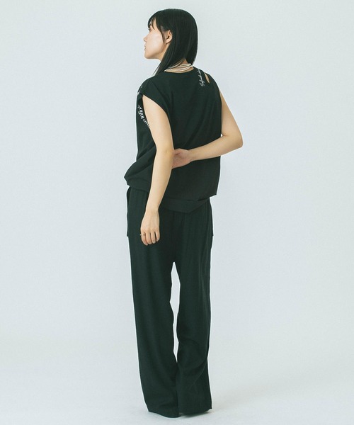 タンクトップ ノースリーブ (OKIRAKU x ROSE BUD)PRINT TANK TOP レディース セール】(OKIRAKU x ROSE BUD)PRINT TANK TOP（タンクトップ