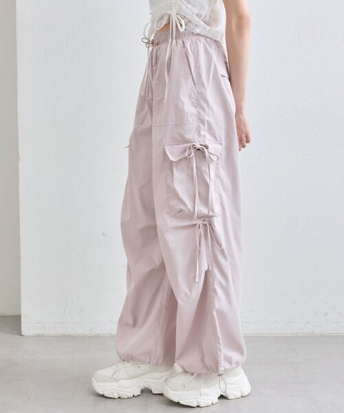 OLIVE des OLIVE（オリーブデオリーブ）の「パステルカーゴパンツ（カーゴパンツ・レディース・ラベンダー/ネイビー/ピンク/オフホワイト・FREE）」の14枚目の写真