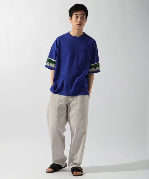 数々の賞を受賞 クロシェ切り替えTシャツ（Tシャツ/カットソー）｜niko and その他