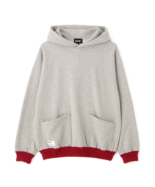 Schott(ショット)の「Schott/ショット/2TONE HOODED SWEAT/2トーン パーカー(パーカー・メンズ・ブラウン/ライトグレー・2XL/XL/L/M)」の10枚目の写真