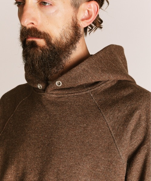 Schott(ショット)の「Schott/ショット/2TONE HOODED SWEAT/2トーン パーカー(パーカー・メンズ・ブラウン/ライトグレー・2XL/XL/L/M)」の5枚目の写真