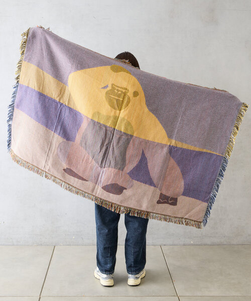 BIRTHDAY BAR（バースデイバー）の「With Animals　スローケット（ブランケット・レディース・イエロー/レッド/ブルー・0）」の14枚目の写真