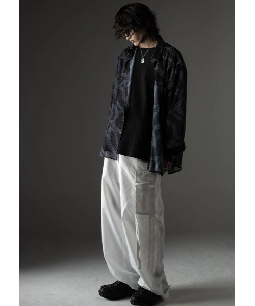 L.H.P（エルエイチピー）の「Abyssea/アビセア/Abyssea×LHP Cargo pants（カーゴパンツ・メンズ・ホワイト・3）」の6枚目の写真