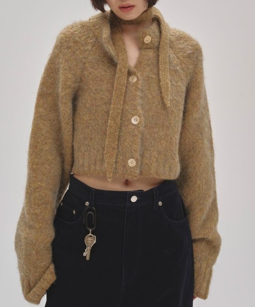 TODAYFUL/トゥデイフル】Brashed Knit Cardigan/ブラッシュドニット