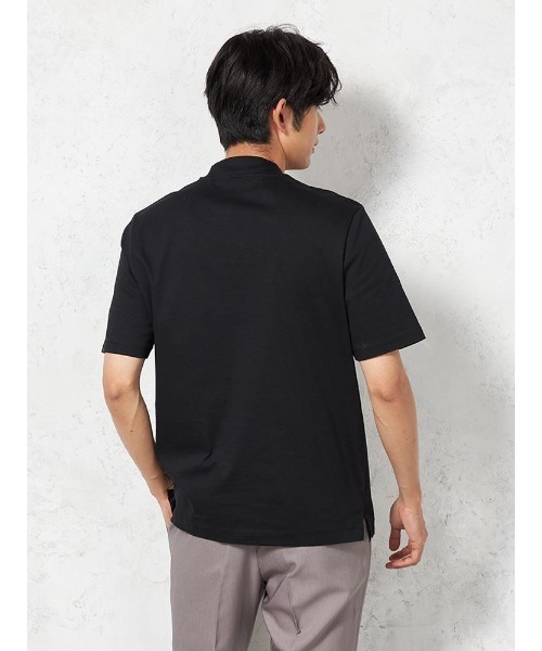 KATHARINE E HAMNETT(キャサリン・イー・ハムネット)の「【KATHARINE E HAMNETT-キャサリン・イー・ハムネット-】 半袖 ビズTシャツ クルーネック 無地(Tシャツ/カットソー・メンズ・ブラック/ベージュ/ホワイト・L/M/S/LL)」の19枚目の写真