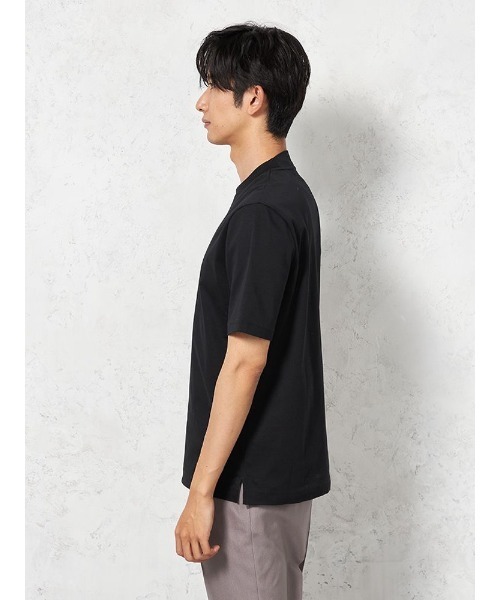 KATHARINE E HAMNETT(キャサリン・イー・ハムネット)の「【KATHARINE E HAMNETT-キャサリン・イー・ハムネット-】 半袖 ビズTシャツ クルーネック 無地(Tシャツ/カットソー・メンズ・ブラック/ベージュ/ホワイト・L/M/S/LL)」の21枚目の写真