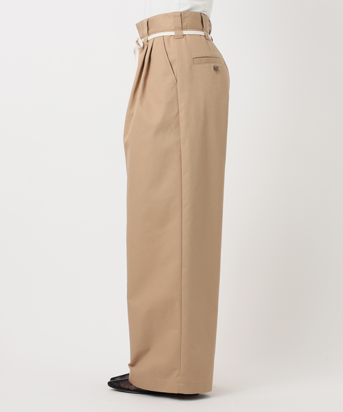 JOURNAL STANDARD（ジャーナルスタンダード）の「TCチノワイドパンツ（チノパンツ・レディース・ベージュ・36/38）」の12枚目の写真